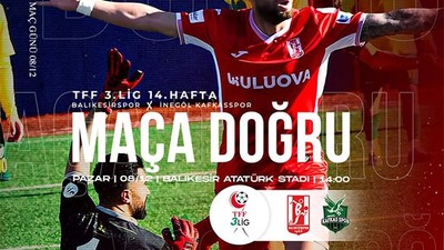 Balıkesirspor, İnegöl Maçı Hazırlıklarını Tamamladı
