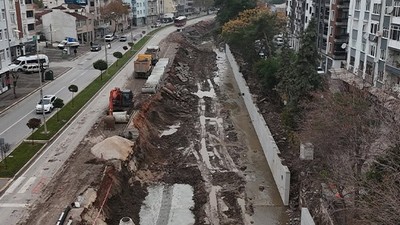 Çay Deresi'nde Taşkın Koruma Atağı
