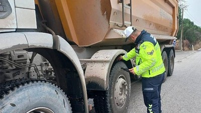 Jandarma'dan Balıkesir’de Kış Lastiği Denetimi