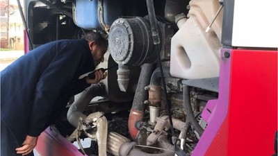 Belediye Otobüsü Arıza Yaptı! BAÜN Öğrencileri Yolda Kaldı