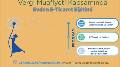 Ayvalık'ta Kadın Girişimciler İçin E-Ticaret Eğitimi