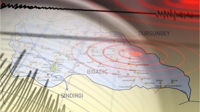 Bigadiç'te 15 Dakika Arayla 2 Deprem!