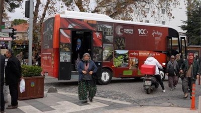 Mobil Sağlık Tırı Kadınlar İçin Sındırgı'da