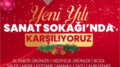 Susurluk’ta Yeni Yıl Coşkusu Sanat Sokağı’nda Yaşanacak