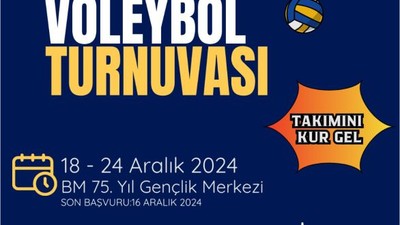 Gençler Arası Voleybol Turnuvası Son Başvuru