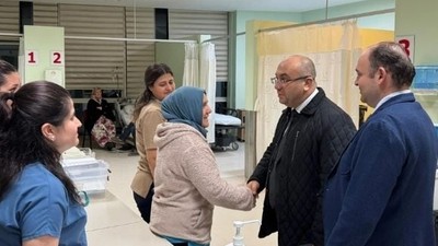Müdür Keskin Yılbaşında Nöbette Olan Sağlık Çalışanlarını Unutmadı