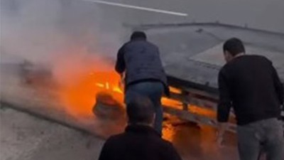 Balıkesir’de Otoban'da Facia Ucuz Atlatıldı!