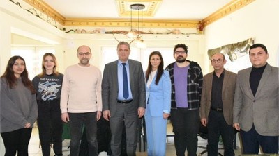 Altıeylül Belediyesi'nden Merhaba Gazetesi'ne 10 Ocak Ziyareti