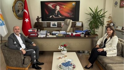 Kaymakam Çelik Başkan Dinçer'le Vedalaştı