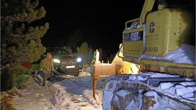 Kazdağlarında 2 Kişi Karda Mahsur Kaldı!