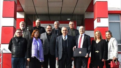 Balıkesirspor Demokrat Parti Heyetini Ağırladı
