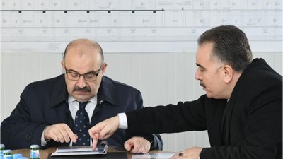 Vali Ustaoğlu Edremit’te Hastane İnşaatını İnceledi