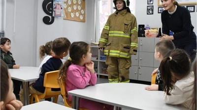 Balıkesir'de Yangın Eğitimi