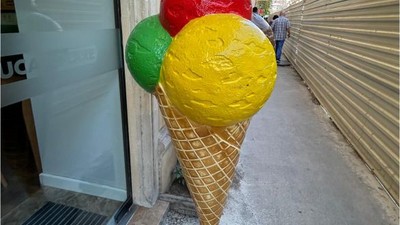 Balıkesir'de Dondurma Keyfi Mevsim Tanımıyor