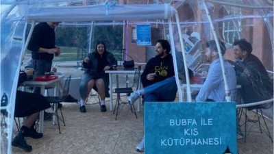 Burhaniye'de Kış Kütüphanesi Projesi Hayata Geçti