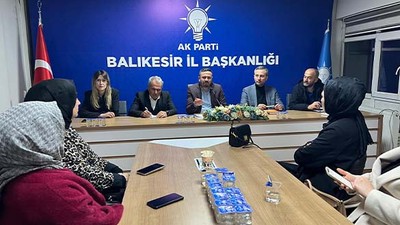 AK Parti Balıkesir İl Teşkilatı Haftalık Olağan Toplantısını Yaptı