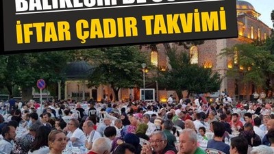 Balıkesir’de 30 gün boyunca iftar Verilecek Yerler
