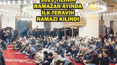 Balıkesir'de 2025'in İlk Teravih Namazı Kılındı