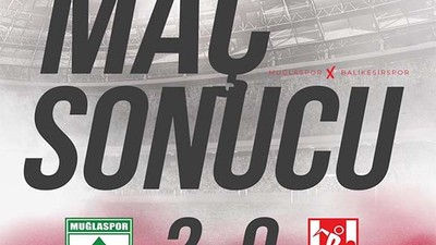 Balıkesirspor, Muğlaspor Deplasmanında Puan Kaybetti