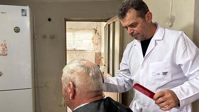 Büyükşehir'den 60 Yaş Üstü Vatandaşlara Ücretsiz Evde Berber Hizmeti