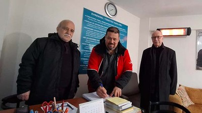 Edremit Kent Konseyi Temsilcisi Mustafa Özcan'dan TÜKODER'e Ziyaret