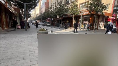 Milli Kuvvetler caddesine uyarı yazısı Koyuldu