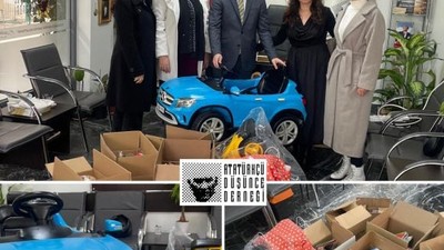 Edremit Add, Oyuncaklarla Çocukların Yüzünü Güldürdü