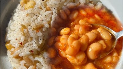 Balıkesirli İşçiler Kuru Fasulye Pilav Tercih Ediyor