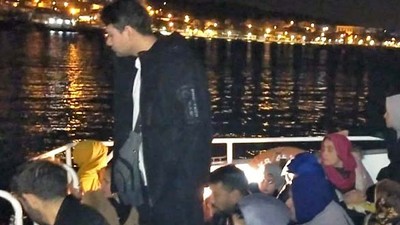 Ayvalık Açıklarında 15 Düzensiz Göçmen Yakalandı