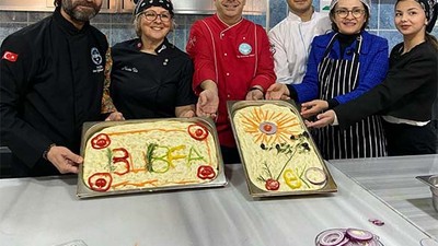 BUBFA’da Gastronomi Öğrencileri Zeytinyağlı Ekmek Yaptı
