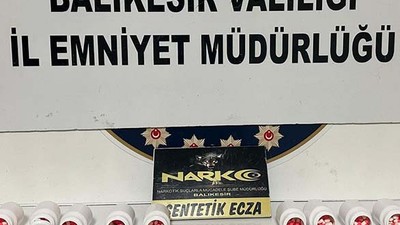 Balıkesir'de 566 Adet Sentetik Ecza Hap Ele Geçirildi