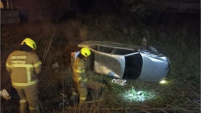 Balıkesir’de Otomobil Şarampole Uçtu: 1 Ağır Yaralı