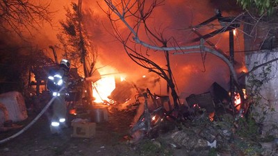 Balıkesir'deki Ev Yangını Can Alıyordu !