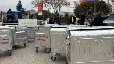 Bandırma’da Çöp Konteynerleri Yenileniyor
