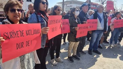 Suriye’deki Alevi Katliamı Edremit’te Protesto Edildi