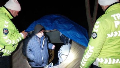Çadırı Fark Eden Polis Hayat Kurtardı