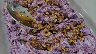 İftar Sofrasına Özel Mor Lahana Salatası