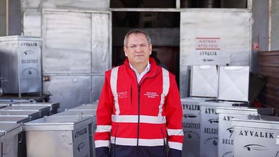 Ayvalık Belediyesi Kendi Çöp Konteynerlerini Üretiyor