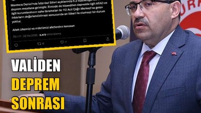 Vali Ustaoğlu’ndan Deprem Açıklaması