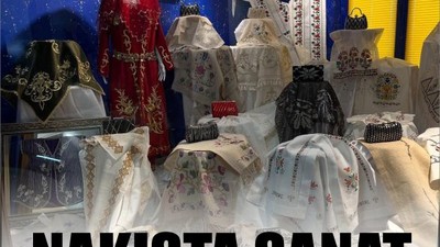 Edremit'te Nakış Kursiyerlerinin Eserleri Göz Kamaştırıyor