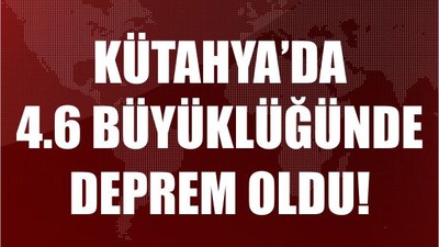 Son Dakika! Kütahya’da Art Arda Deprem