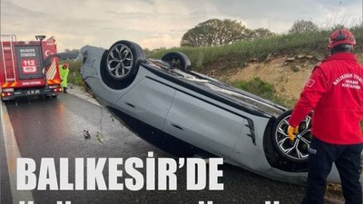 Balıkesir'de Saniyeler İçinde Facia Yaşandı! Yaralılar Var!