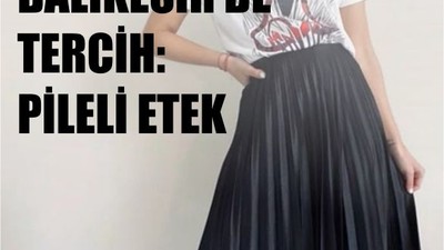 Balıkesir'de Pileli Etekler Moda!