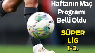 Süper Lig, 1-3. Lig'de Tüm Maçlar