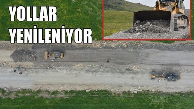 Başkan Akın, tehlike arz eden yolları yeniliyor