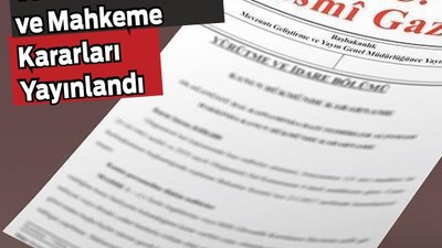 30 Nisan 2025 Resmî Gazete Kararları
