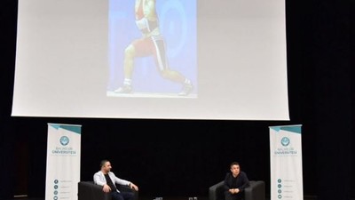 Halterin Efsanesi BAÜN'de Gençlerle Buluştu