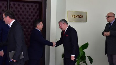 BAÜN’de Üniversite Yönetiminden Bayramlaşma Töreni