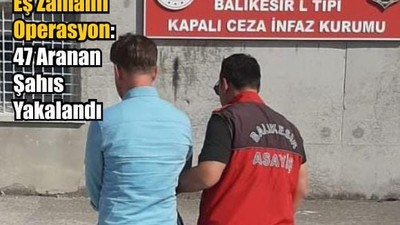 Suç Operasyonu: 47 Aranan Şahıs Yakalandı!