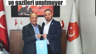 Başkan Akın şehit yakını ve gazileri unutmuyor